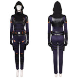 Thunderbolts Costume TASKMASTER Cosplay Blue Jumpsuit For Adult Female Halloween Carnival Suit