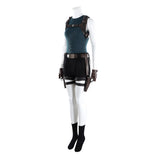 Tomb Raider Lara Croft Black Outfit Croft Cosplay Costume Halloween Carnival Party Suit