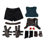Tomb Raider Lara Croft Black Outfit Croft Cosplay Costume Halloween Carnival Party Suit
