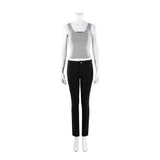 Tomb Raider Lara Croft Women Gray Outfit Cosplay Costume Halloween Carnival Party Suit