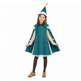 Tongari Boushi no Atelier Coco Kids Children Green Outfit Cosplay Costume Halloween Carnival Party Suit