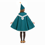 Tongari Boushi no Atelier Coco Kids Children Green Outfit Cosplay Costume Halloween Carnival Party Suit