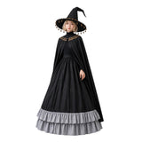 Tongari Boushi no Atelier Coco Women Black Witch Style Outfit Cosplay Costume Halloween Carnival Party Suit