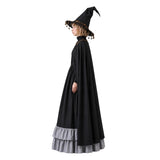 Tongari Boushi no Atelier Coco Women Black Witch Style Outfit Cosplay Costume Halloween Carnival Party Suit