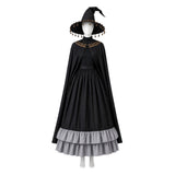 Tongari Boushi no Atelier Coco Women Black Witch Style Outfit Cosplay Costume Halloween Carnival Party Suit