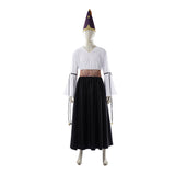 Tongari Boushi no Atelier Olruggio Black Blue Cloak Outit Cosplay Costume Halloween Carnival Party Suit 