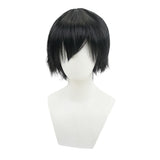 Tongari Boushi no Atelier Olruggio Black Cosplay Wig Heat Resistant Synthetic Hair Carnival Halloween