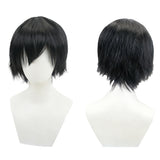 Tongari Boushi no Atelier Olruggio Black Cosplay Wig Heat Resistant Synthetic Hair Carnival Halloween
