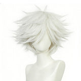 Tongari Boushi no Atelier Qifrey White Cosplay Wig Heat Resistant Synthetic Hair Carnival Halloween Party Props