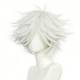 Tongari Boushi no Atelier Qifrey White Cosplay Wig Heat Resistant Synthetic Hair Carnival Halloween Party Props