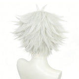 Tongari Boushi no Atelier Qifrey White Cosplay Wig Heat Resistant Synthetic Hair Carnival Halloween Party Props
