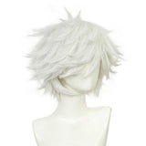 Tongari Boushi no Atelier Qifrey White Cosplay Wig Heat Resistant Synthetic Hair Carnival Halloween Party Props