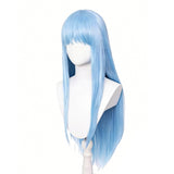 Tongari Boushi no Atelier Richeh Blue Cosplay Wig Heat Resistant Synthetic Hair Carnival Halloween Party Props