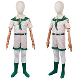 Troop Beverly Hills Scouts Kids Children Gray Scout Uniform Cosplay Costume Halloween Carnival Party Suit