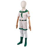 Troop Beverly Hills Scouts Kids Children Gray Scout Uniform Cosplay Costume Halloween Carnival Party Suit
