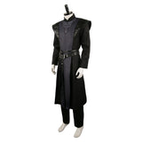Twill fabric + PU LeatherDaemon Targaryen Black Printed Set Cosplay Costume Outfits