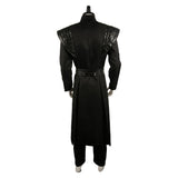 Twill fabric + PU LeatherDaemon Targaryen Black Printed Set Cosplay Costume Outfits