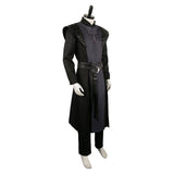 Twill fabric + PU LeatherDaemon Targaryen Black Printed Set Cosplay Costume Outfits