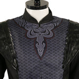 Twill fabric + PU LeatherDaemon Targaryen Black Printed Set Cosplay Costume Outfits
