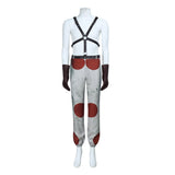 Twisted Metal Sweet Tooth White Outfit Cosplay Costume Halloween Carnival Party Suit