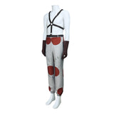 Twisted Metal Sweet Tooth White Outfit Cosplay Costume Halloween Carnival Party Suit