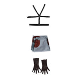 Twisted Metal Sweet Tooth White Outfit Cosplay Costume Halloween Carnival Party Suit