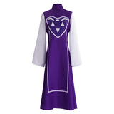 Undertale Toriel Cosplay Purple Dress For Women Halloween Carnival Party Suit  