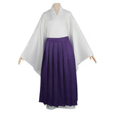 Uraume Black Kimono Outfit Cosplay Costume Halloween Carnival Party Suit