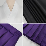 Uraume Black Kimono Outfit Cosplay Costume Halloween Carnival Party Suit