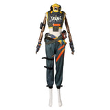 Valorant Costume Raze Cosplay Black Top Pants Full Set For Adult Female Halloween Carnival Suit
