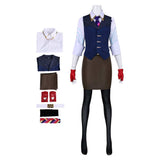Valorant Chamber Gender-swapped Women Blue Outfit Cosplay Costume Halloween Carnival Party Suit
