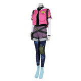 Valorant Clove Pink Suit Game Character Cosplay Costume Outfits Halloween Carnival Suit