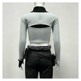 VALORANT Sage Women White Crop Top Cosplay Costume Halloween Carnival Party Suit