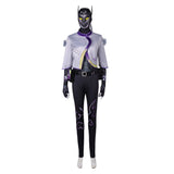 Valorant Costume Vyse Cosplay White Coat Suit For Adult Female Halloween Carnival Suit