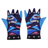 Valorant Yoru Blue Printed Gloves Cosplay Accessories Props