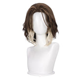 Arcane League of Legends Season 2 Viktor the Machine Herald Cosplay Wig Unisex Brown Heat Resistant Synthetic Hair Carnival Halloween Party Props