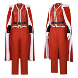 Violent Night Mrs. Claus Women Red Outfit Cosplay Costume Halloween Carnival Party Suit