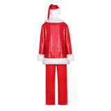 Violent Night Nick Red Santa Claus Suit Cosplay Costume Halloween Carnival Party Suit