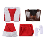 Violent Night Nick Red Santa Claus Suit Cosplay Costume Halloween Carnival Party Suit