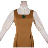 Violet Evergarden Brown Dress Cosplay Costume Halloween Carnival Party Suit 