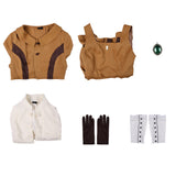 Violet Evergarden Brown Dress Cosplay Costume Halloween Carnival Party Suit 