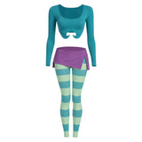 W.I.T.C.H Irma Lair Women Green Outfit Cosplay Costume Halloween Carnival Party Suit