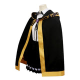 Wand and Sword The Wizard Knight Tale Lihanna Owenzaus Black Outfit Cosplay Costume Halloween Carnival Party Suit