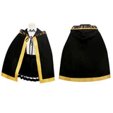 Wand and Sword The Wizard Knight Tale Lihanna Owenzaus Black Outfit Cosplay Costume Halloween Carnival Party Suit