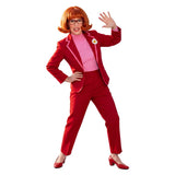 Weapons Gladys Women Red Suit Cosplay Costume Halloween Carnival Party Suit