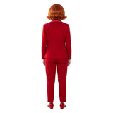 Weapons Gladys Women Red Suit Cosplay Costume Halloween Carnival Party Suit