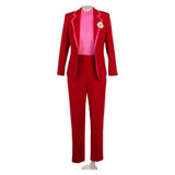 Weapons Gladys Women Red Suit Cosplay Costume Halloween Carnival Party Suit