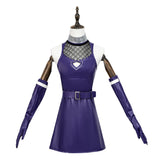 Welcome to Demon School Iruma-kun Iruma Women Purple Dress Cosplay Costume Halloween Carnival Party Suit