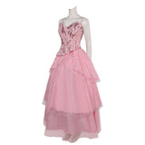 Wicked Glinda Pink Dress Cosplay Costume Outfits Halloween Carnival Suit