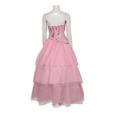 Wicked Glinda Pink Dress Cosplay Costume Outfits Halloween Carnival Suit